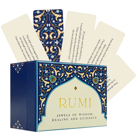 Rumi Jewels Of Wisdom Healing And Guidance Insight Cards Deck Blue Angel NEW