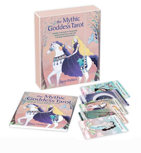 The Mythic Goddess Tarot Cards Deck & Book Cico Books Jayne Wallace Esoteric NEW