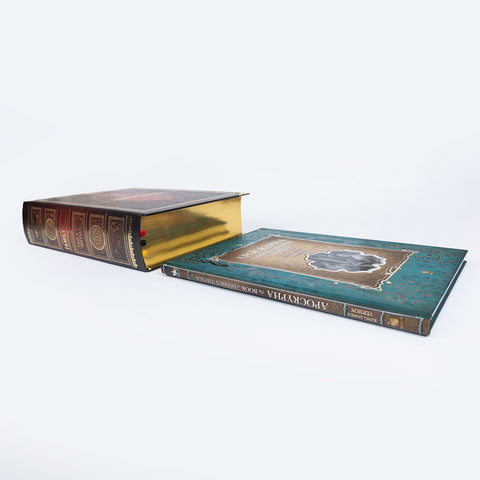Value Set: Family Bible + Apocrypha Book | Gold Gilded Pages | Gift Edition
