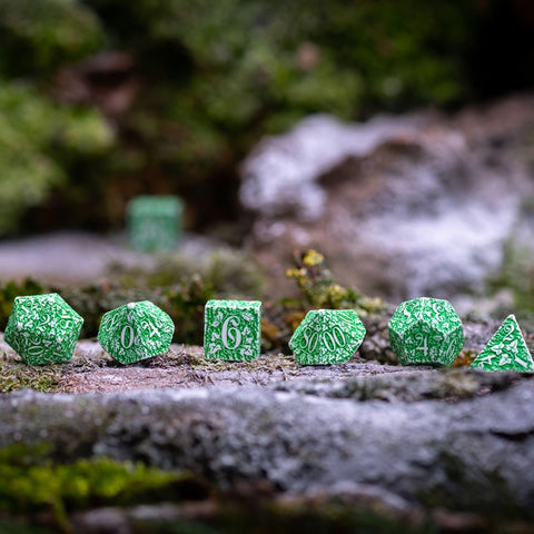 Forest Tundra Dice Set Green And White Story Role Playing Games Q-Workshop NEW