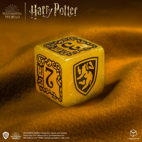 Harry Potter. Hufflepuff Modern Dice Set Yellow Role Games Q-Workshop NEW