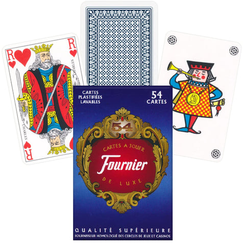 Fournier Bridge Playing Cards Deck De Luxe Cartes A Jouer De Luxe Blue 10023409