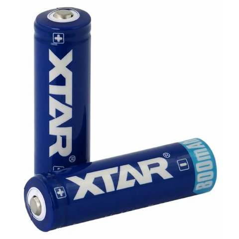 Xtar 14500 Aa Battery Rechargeable R6 3,7V Li-Ion 800 Mah Lithium 2.96 Wh Bulk