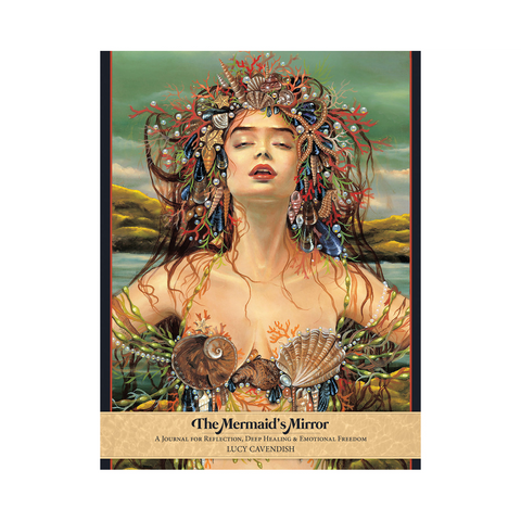 Mermaid'S Mirror Journal Blue Angel For Reflection & Healing Lucy Cavendish NEW