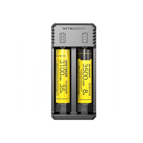 Nitecore Ui2 Portable Dual-Slot USb Battery Charger Batteries Not Included 3.6 V