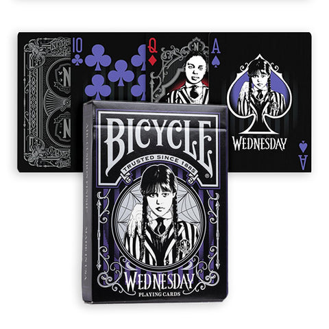 High Quality Bicycle Wednesday Addams Themed Poker Playing Cards