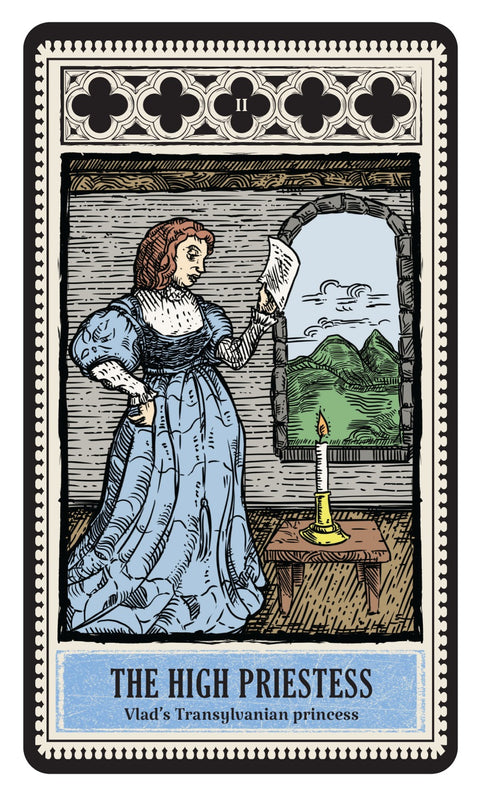 Vlad Dracula Tarot Cards Deck Blood Halloween Fantasy Rockpool Publishing NEW
