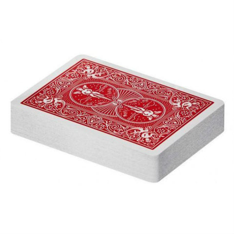 4 Decks Bicycle Rider Back Red Blank No Face Magic Tricks Cards NEW
