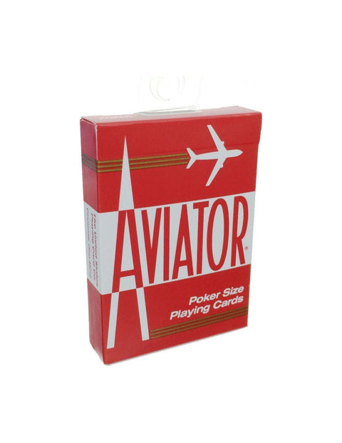 Aviator Jumbo Index Red Deck Poker Playing Cards Magic Tricks USPCC USA