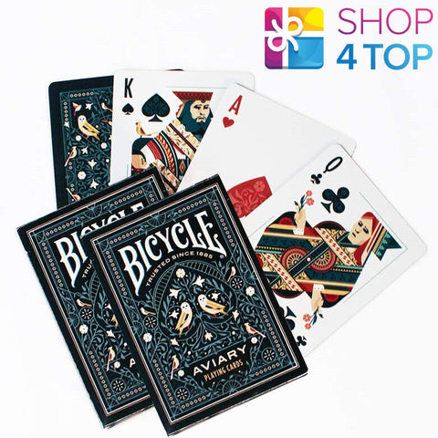 2 Aviary Bicycle Playing Cards Deck Magic Tricks Poker Games Made In USa NEW
