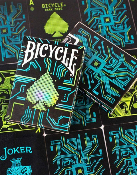 4 Dark Mode Bicycle Playing Cards Deck Magic Tricks Poker Games Black NEW