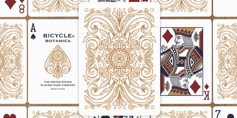 2 Bicycle Botanica Decks Playing Cards Magic Tricks Poker USpcc White Copper NEW