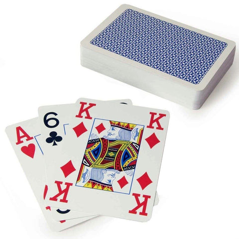 2 Decks Copag 4 Corner Jumbo Index 100% Plastic Poker Cards Red Blue Playing NEW