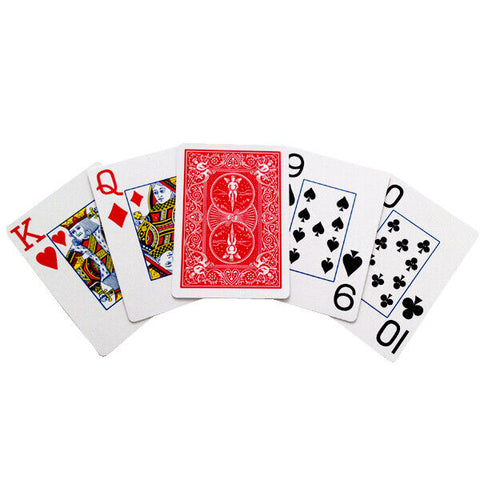 4 Decks Bicycle Pinochle Blue And Red Playing Cards Deck Jumbo Index USpcc NEW