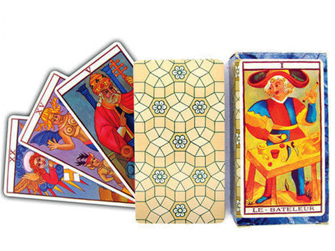 Le Tarot De Marseilles Cards Deck Esoteric Divination Fournier With Velvet Bag