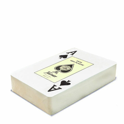 2 Deck Fournier 2826 Bridge 100% Plastic Casino Poker Cards Jumbo 1 Blue 1 Red