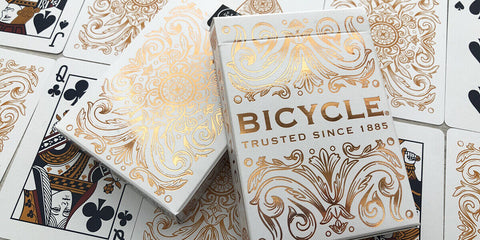 2 Bicycle Botanica Decks Playing Cards Magic Tricks Poker USpcc White Copper NEW