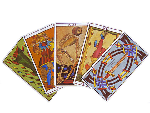 Le Tarot De Marseilles Cards Deck Esoteric Divination Fournier With Velvet Bag