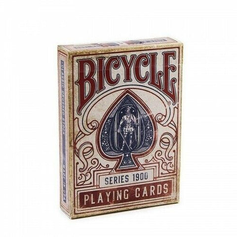 Bicycle 2 Decks 1900 Series Playing Cards Red Marked Deck Magic Tricks NEW