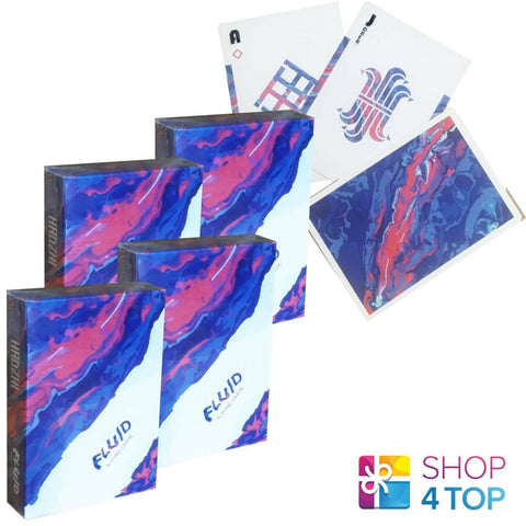 4 Fluid By Hadzhi Copag Playing Cards Deck Cartamundi Limited Edition NEW