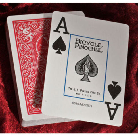 4 Decks Bicycle Pinochle Playing Cards Deck 2 Blue 2 Red Standard Index NEW