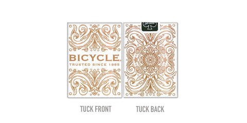 2 Bicycle Botanica Decks Playing Cards Magic Tricks Poker USpcc White Copper NEW