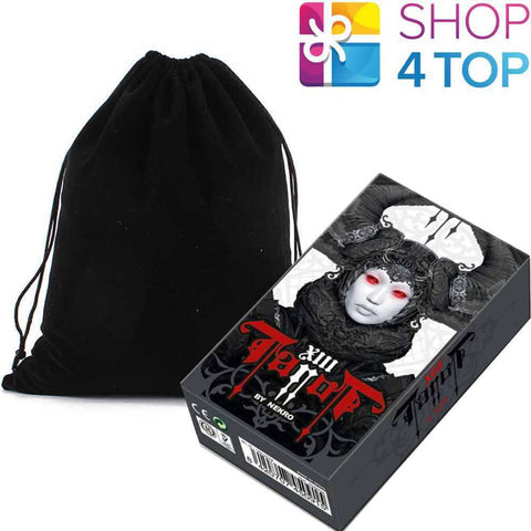 Nekro Xiii 13 Tarot Deck Cards Divination Esoteric Fournier With Velvet Bag NEW