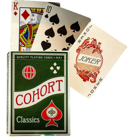 Green Cohort Playing Cards Deck Ellusionist Classics Magic Vintage Card NEW