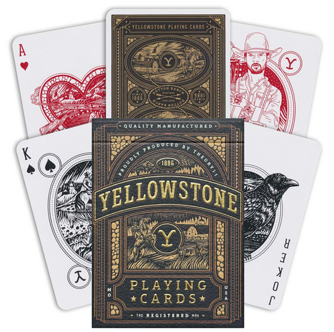 Yellowstone Playing Cards Dutton Ranch Theory 11 Magic Tricks USpcc T1179