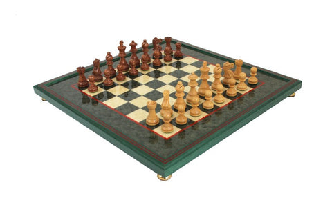 Italfama Italian Wooden Chess Set, Weighted Acacia Pieces, Maple 45cm Board
