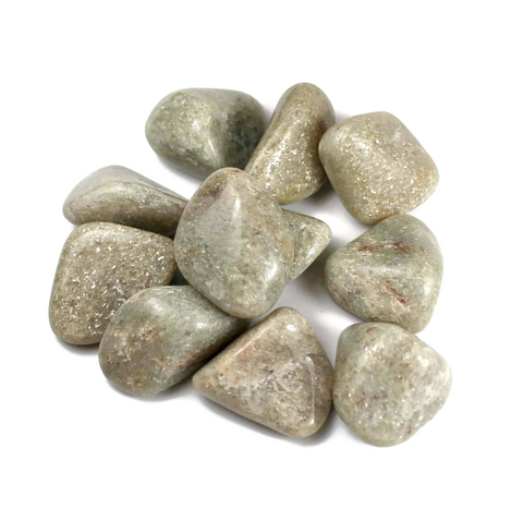 24 Large Tumble Stones - White Aventurine Gemstones Talisman Ancient Wisdom NEW