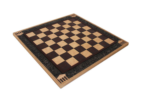 Roman Style Chess Board, Resin 43x43cm, 4.5cm Squares, Italfama Italy