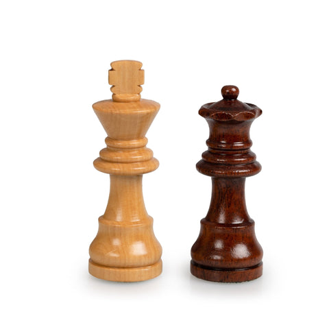 Italfama Magnetic Wooden Chess Set, Travel Folding Board 18.5cm, King 3.1cm