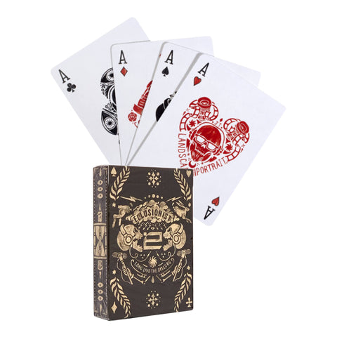 Discord Playing Cards Deck Ellusionist Magic Tricks High Quality Black USa NEW