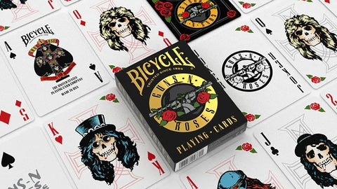 Bicycle Guns N' Roses Playing Cards, Poker Size, Air-Cushion, Made in USA