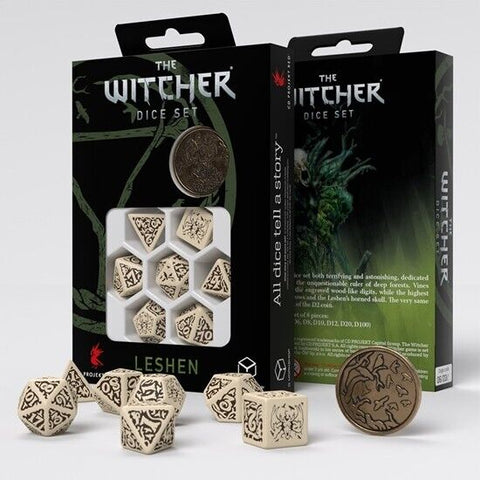 The Witcher Dice Set Leshen - The Master Of Crows Role Games Q-Workshop NEW