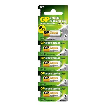 5 Gp Alkaline Battery 23A V23Ga Mn21 12V High Voltage No Mercury 5Bl 2027 NEW