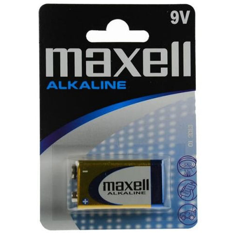 Maxell Alkaline 9V 6Lr61 Battery E Block 6Am6 Mn1604 En22 Long Life 2026