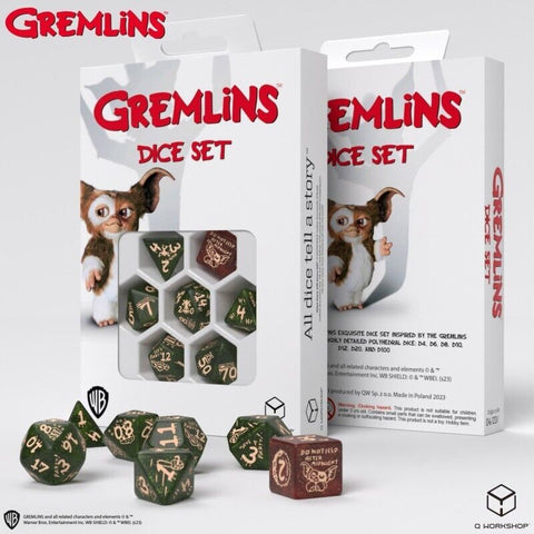 Gremlins Dice Set Inspired By 80S Movie Hobby Role Playing Games Q-Workshop NEW