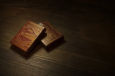 Monarchs Theory 11 Playing Cards Deck Red Gold Magic Tricks Sealed