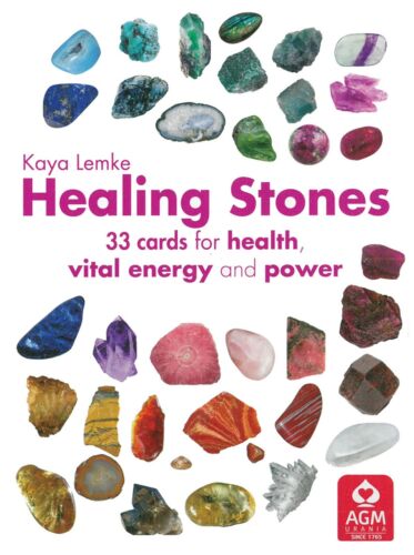 Healing Stones Cards Deck For Health Vital Energy & Power K.Lemke Agm Urania NEW