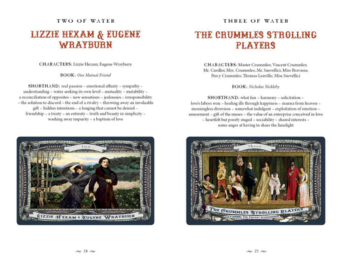 CHARLES DICKENS TAROT CARDS DECK BOOK SET SCHIFFER PUBLISHING CHRIS LEECH NEW