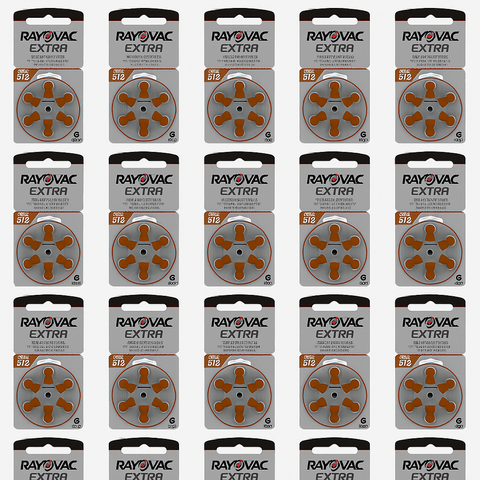 * Order in Bulk * Rayovac Extra Advanced 312 Batteries PR41 - Zinc Air