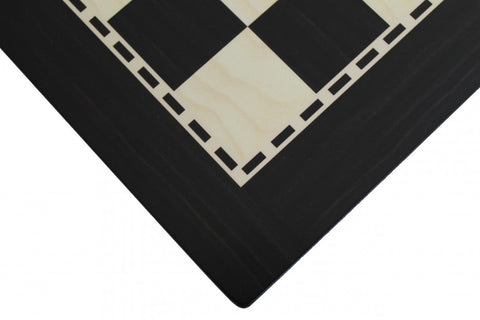 Ebony-Style Wooden Chess Board 40x40 cm, 4 cm Squares, Made in Italy Italfama