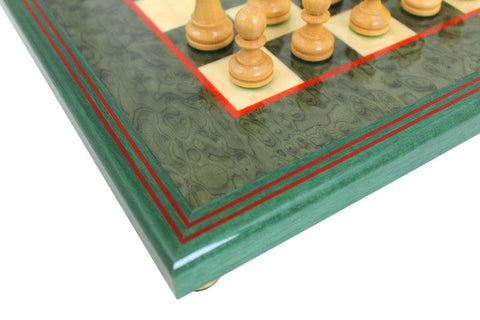 Italfama Italian Wooden Chess Set, Weighted Acacia Pieces, Maple 45cm Board