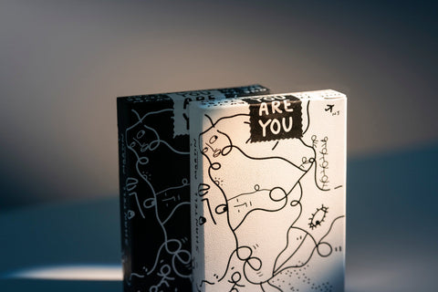 2x Shantell Martin Whitney White And Black Bundle Theory 11 Playing Cards T1149