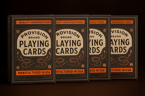4x Decks Provision Theory 11 Playing Spielkarten Magic Tricks Sealed USA