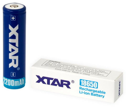 3.6V Rechargeable Battery for Flashlights β Xtar 2200mAh, High Capacity