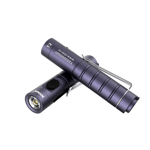 Xtar T2 Pocket Flashlight USb Type-C Rechargeable Mini Edc Cable Included NEW