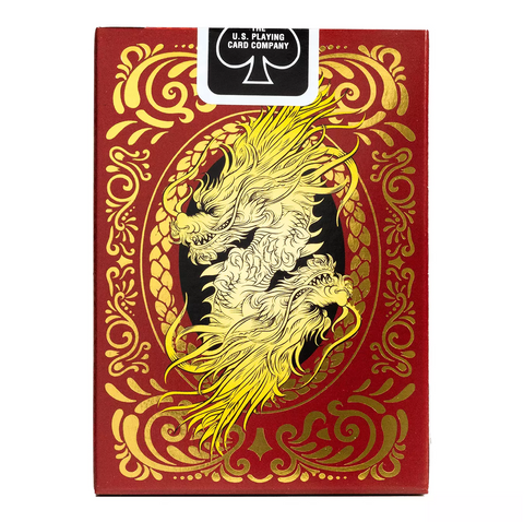 Bicycle Dragon Red Playing Cards Deck Original Poker Size Quality 10043598
